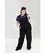 Hell Bunny SPECIAL ORDER Hell Bunny 1940s Elly May Dungarees Black