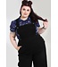 Hell Bunny SPECIAL ORDER Hell Bunny 1940s Elly May Dungarees Black