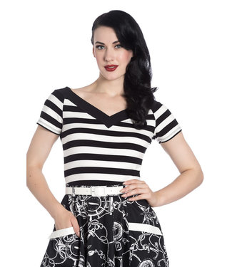 Hell Bunny SPECIAL ORDER Hell Bunny Caitlin Striped Top