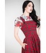 Hell Bunny SPECIAL ORDER Hell Bunny Irvine Pinafore Dress Red