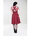 Hell Bunny SPECIAL ORDER Hell Bunny Irvine Pinafore Dress Red