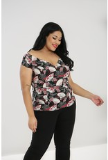 Hell Bunny Hell Bunny Oriental Lanah Top