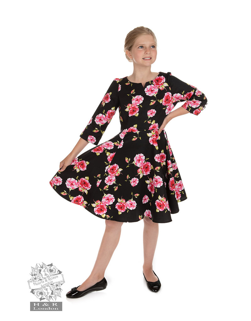 Hearts and Roses SPECIAL ORDER Hearts & Roses Girls Ava Floral Swing Dress