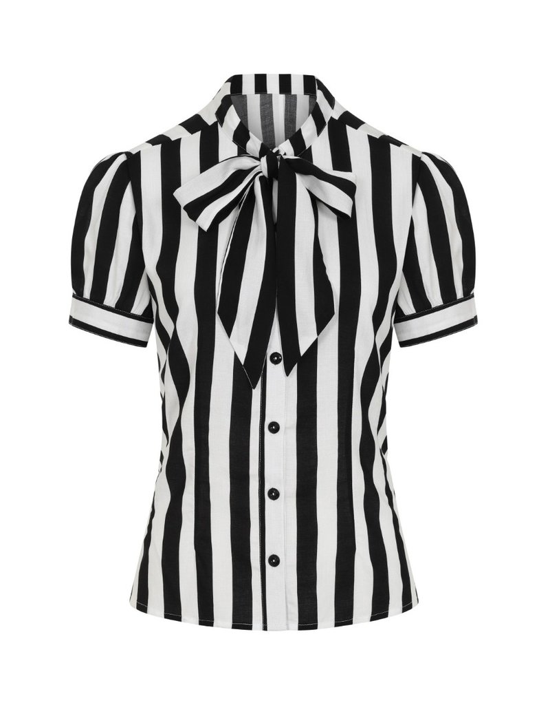Hell Bunny Hell Bunny Juno Striped Blouse