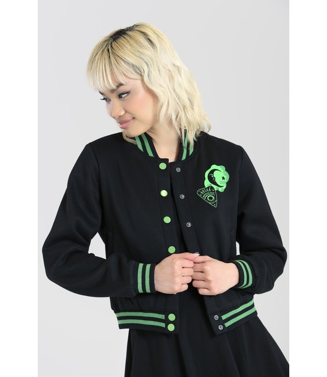 Hell Bunny Hell Bunny Samara Ouija Jacket Green