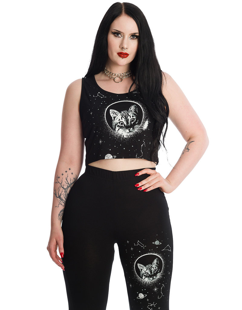 Banned Banned Alternative Space Kitty Crop Top