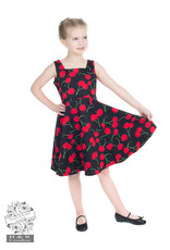 Hearts and Roses Hearts & Roses Black Cherry Kids Dress