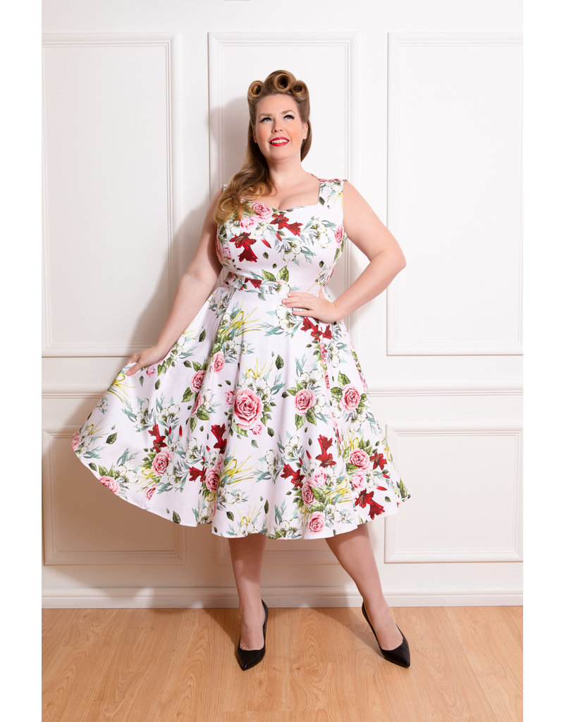 Hearts and Roses Hearts & Roses Carole Floral Swing Dress