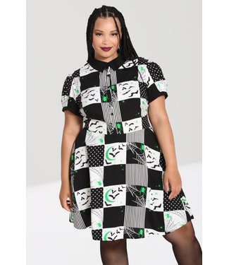 Hell Bunny SPECIAL ORDER Hell Bunny Annie  Spooky Mini Dress