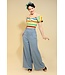 Hell Bunny SPECIAL ORDER Hell Bunny 1940s Caspian Swing Trousers Blue