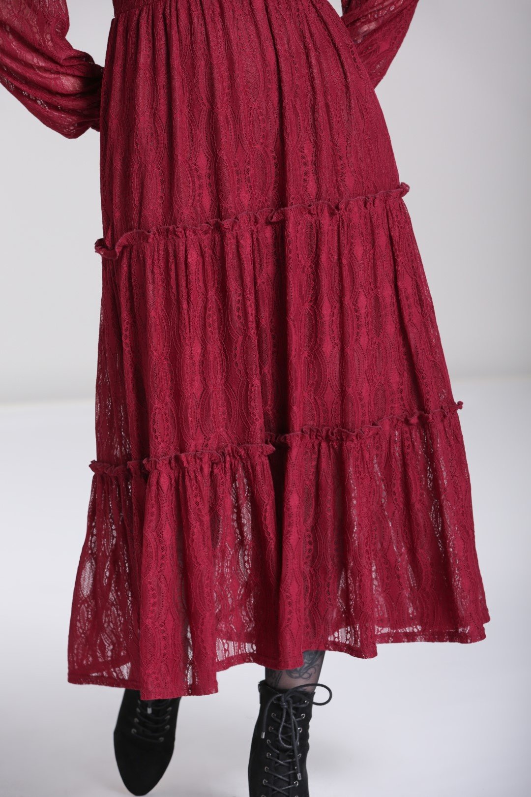 Hell Bunny Rhea Lace Maxi Dress Looks like vintage