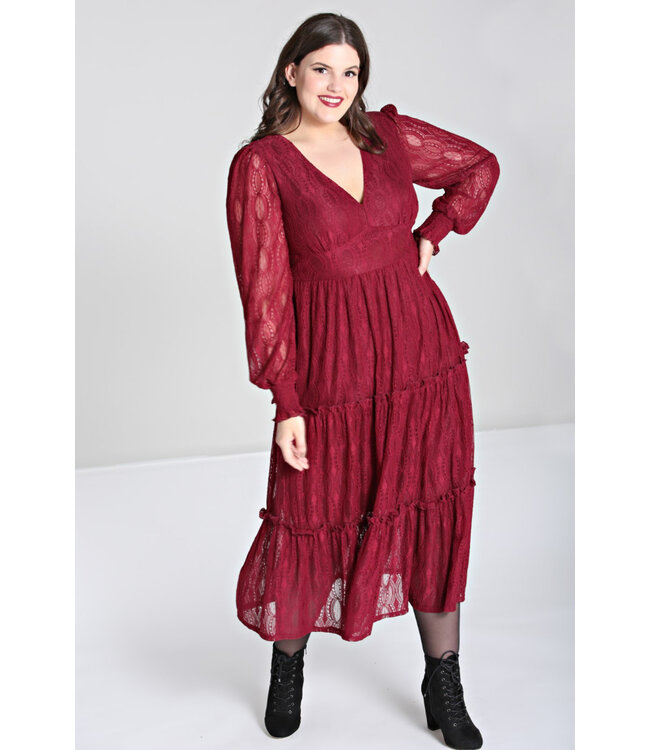 Hell Bunny Rhea Lace Maxi Dress Looks like vintage