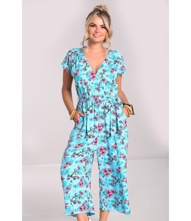 Hell Bunny SPECIAL ORDER Hell Bunny 50s Louella Blossom Jumpsuit