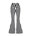 Hell Bunny Hell Bunny Gaspar Striped Flared Trousers