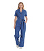 Banned Banned 1950s Adventure Ahead Jumpsuit Blue