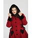 Hell Bunny SPECIAL ORDER Hell Bunny Scarlet Coat Bordeaux Red