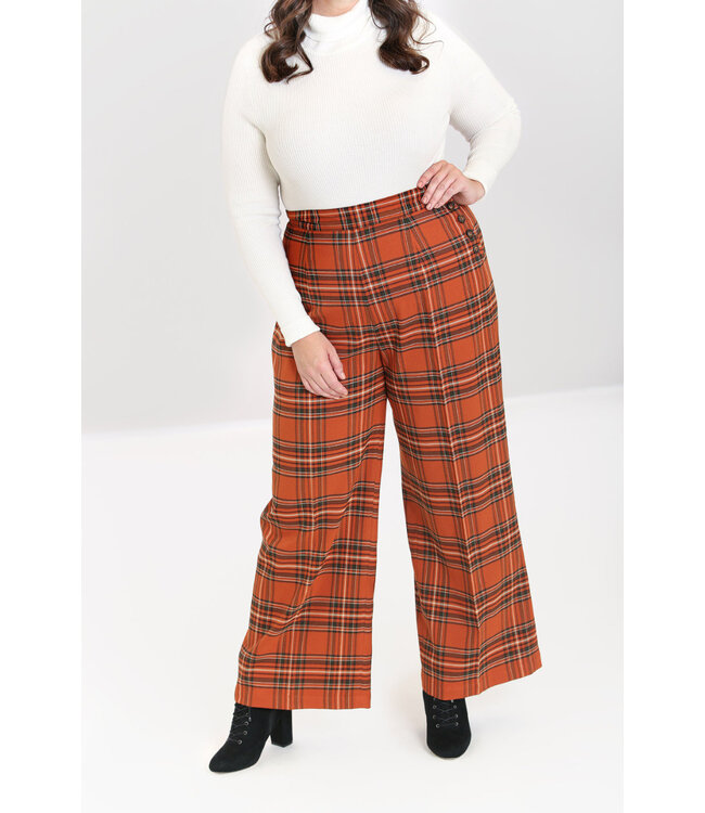 Hell Bunny SPECIAL ORDER Hell Bunny 1940s Tawny Swing Trousers