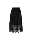 Hell Bunny Hell Bunny Black Rhea Lace Midi Skirt