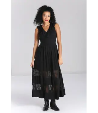 Hell Bunny Hell Bunny Mortem Lace Maxi Dress