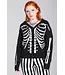 Hell Bunny Hell Bunny Skeleton Cardigan White and Black