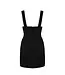 Hell Bunny Hell Bunny Alternative Venom Mini Pinafore Dress