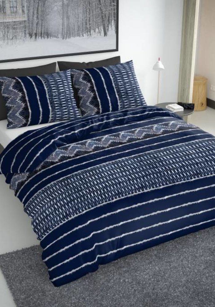 Duvet Cover Indigo Blauw Flanel Ambianzz Bedding B V