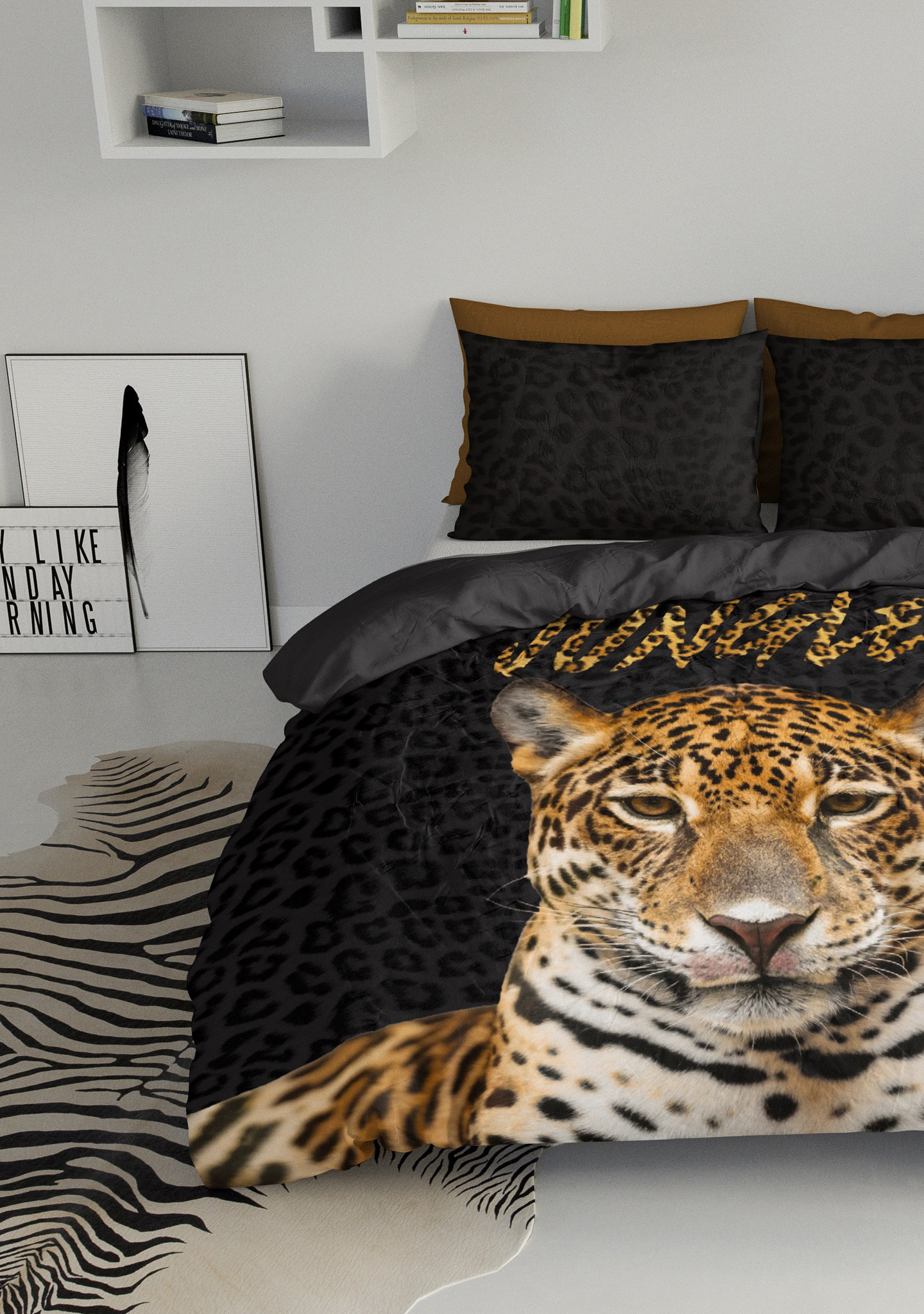 Nightlife Duvet Cover Jungle Leopard Ambianzz Bedding B V
