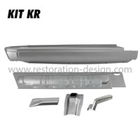 Restoration Design Kit KR: 911 Right Rocker Panel Kit (1969-73) (P212CR x1, P213R x1, P214 x1, P215 x1, P255RR x1)