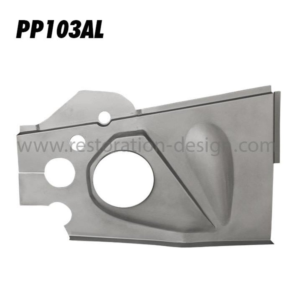 Inner fender, front left 356 PreA/A/B/C  1950-65'   | 64450104305