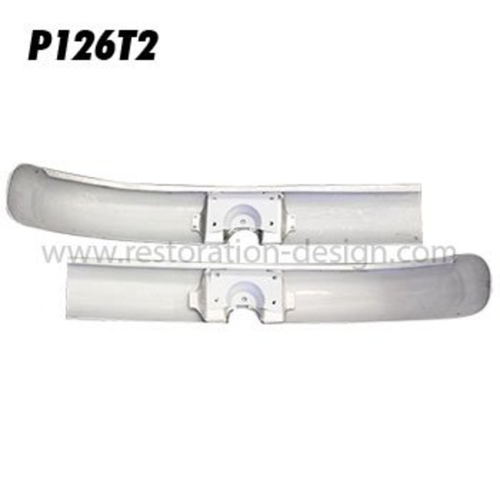 Non-welded bumper (356AT2 1957-1959)  With Exhaust Cut-outs