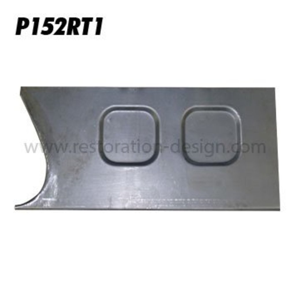 Heel panel right, Pre A car (1950-55)  T1 | 64450107401