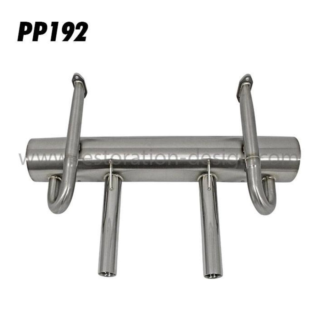 356 Twin tip muffler