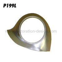 Restoration Design Headlight repair area, left