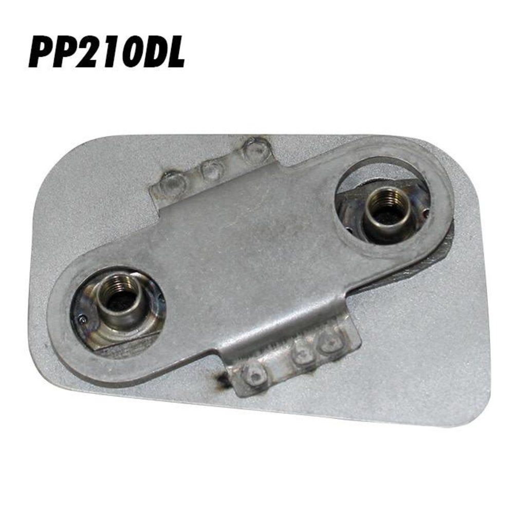 Door striker mounting plate, left