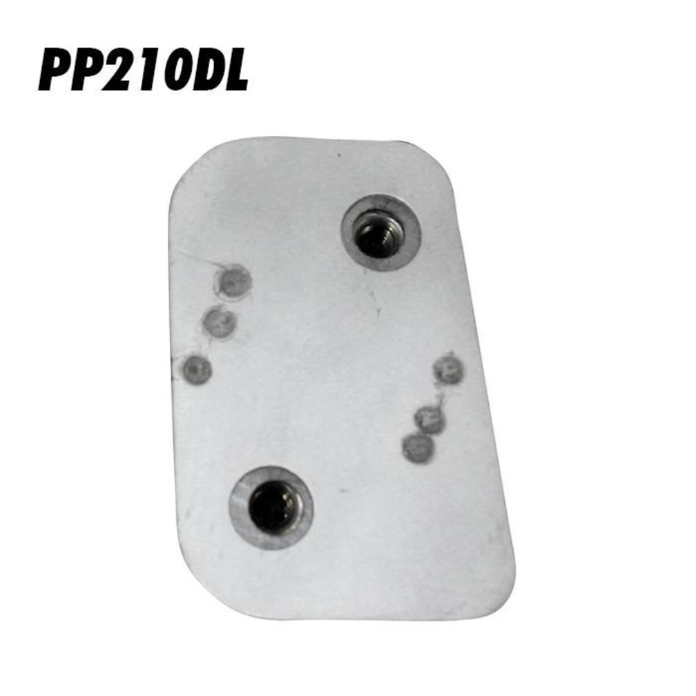 Door striker mounting plate, left