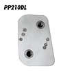 Door striker mounting plate, left