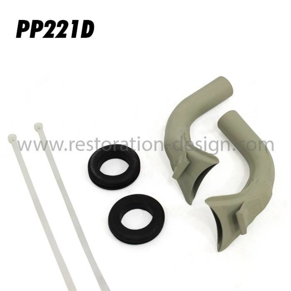 Rear Defrost Vent 911/912 (1965-68) Left & Right | 90157204222 99970204050