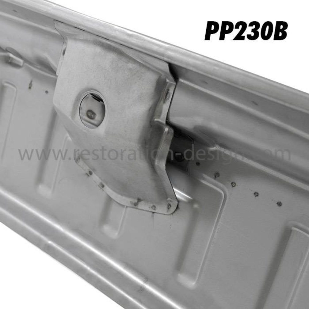 Front Latch Panel with hole for washer tank (1968-73) | 90150103121