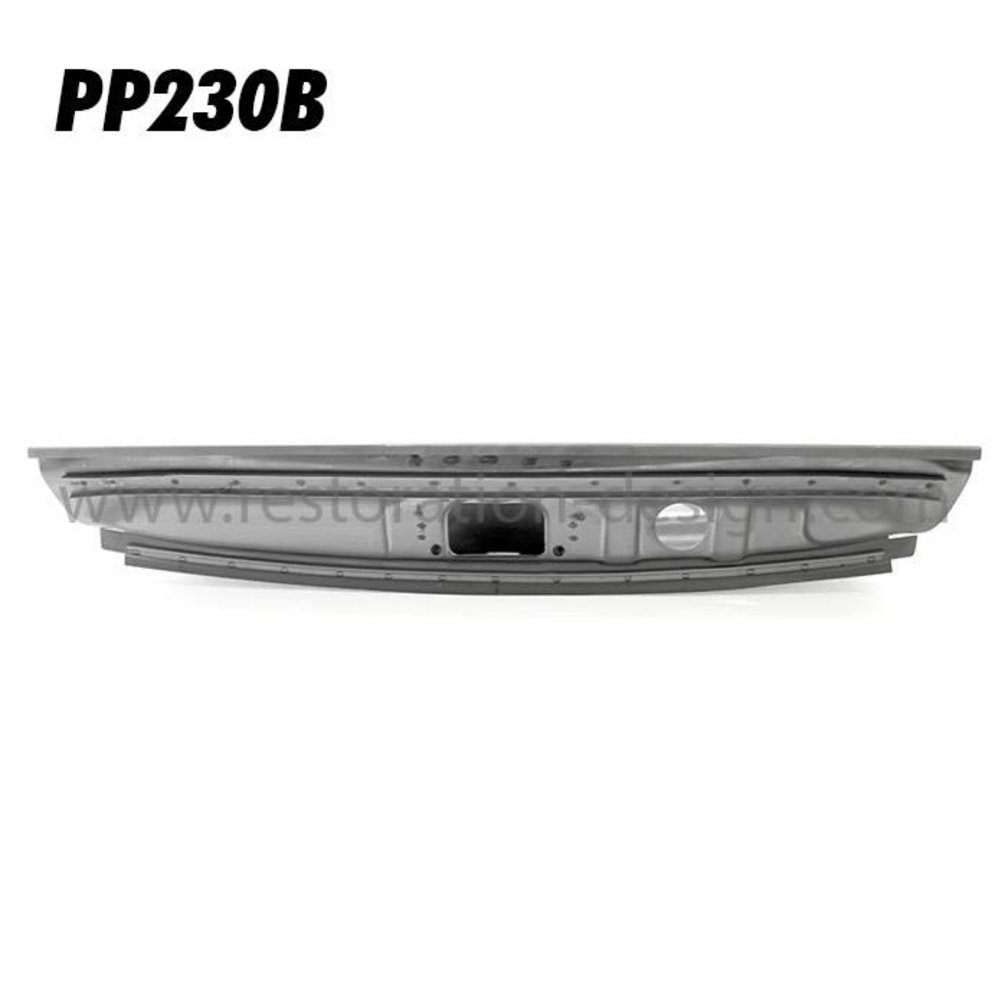 Front Latch Panel with hole for washer tank (1968-73) | 90150103121