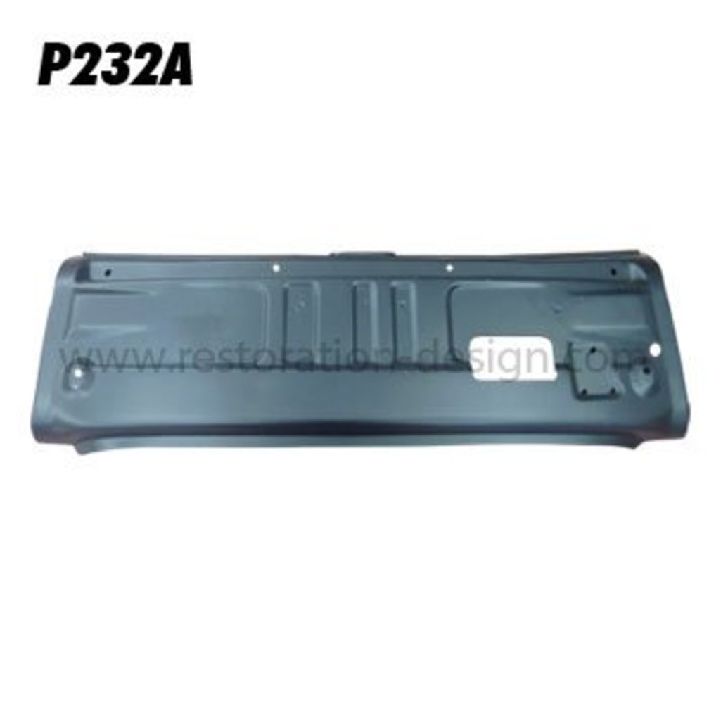 Front latch support panel 1974-89 with A/C hole | 91150109907