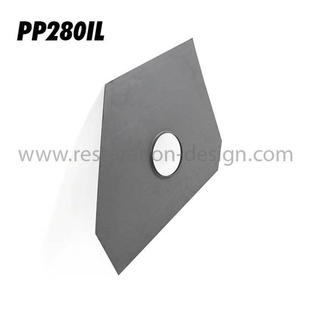 Inner Frame Rail/Torsion Tube replacement Panel, Left (1965-89)