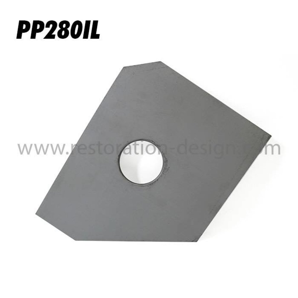 Inner Frame Rail/Torsion Tube replacement Panel, Left (1965-89)