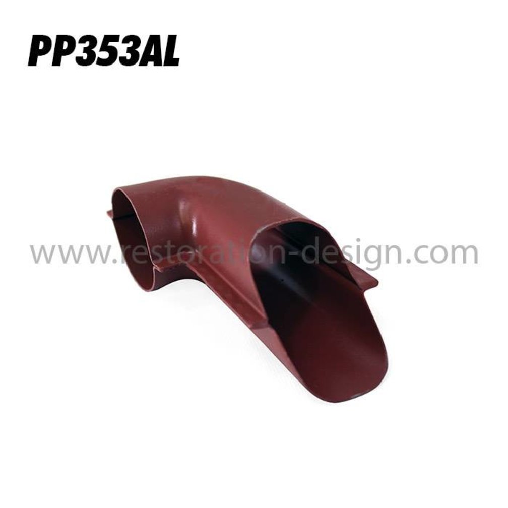 Door lock post fresh air intake, left