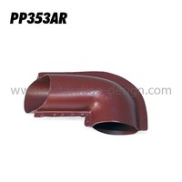 Restoration Design Door lock post fresh air intake, right