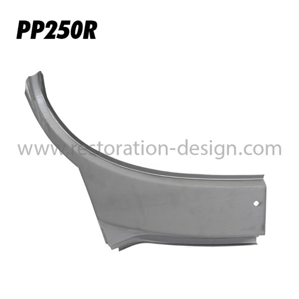 Windshield post cowl repair panel, right | 91150308843