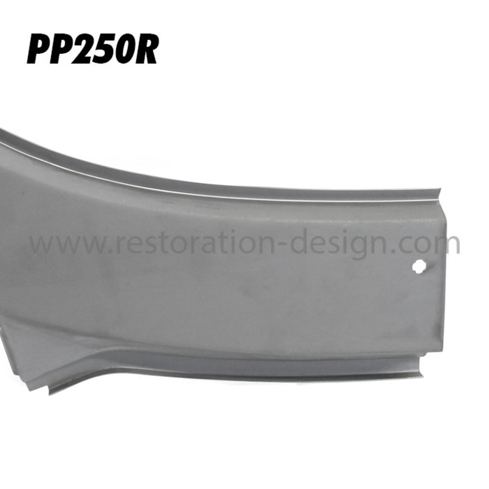 Windshield post cowl repair panel, right | 91150308843
