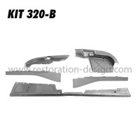 Restoration Design Engine Tin Kit, 914/6 No Heat PP320A, PP320BL, PP320BR, PP320L, PP320R