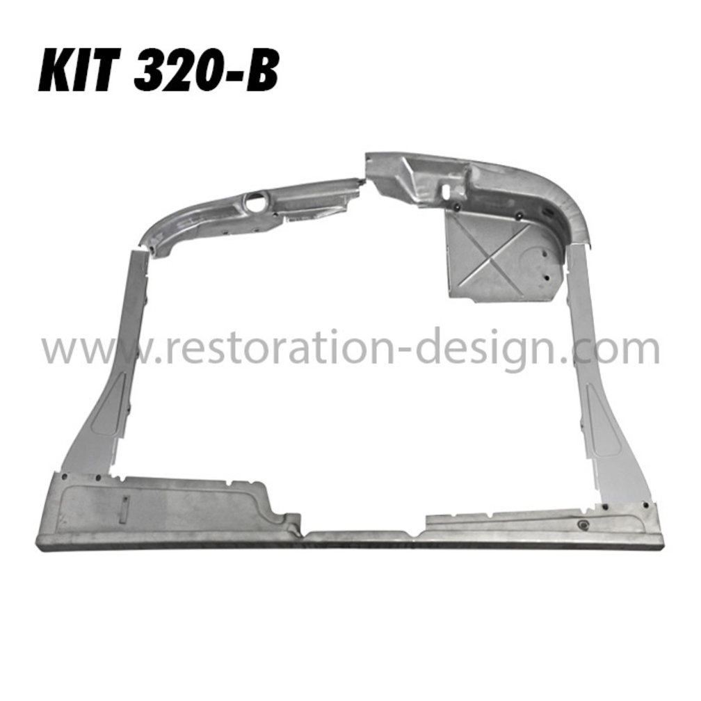 Engine Tin Kit, 914/6 No Heat PP320A, PP320BL, PP320BR, PP320L, PP320R