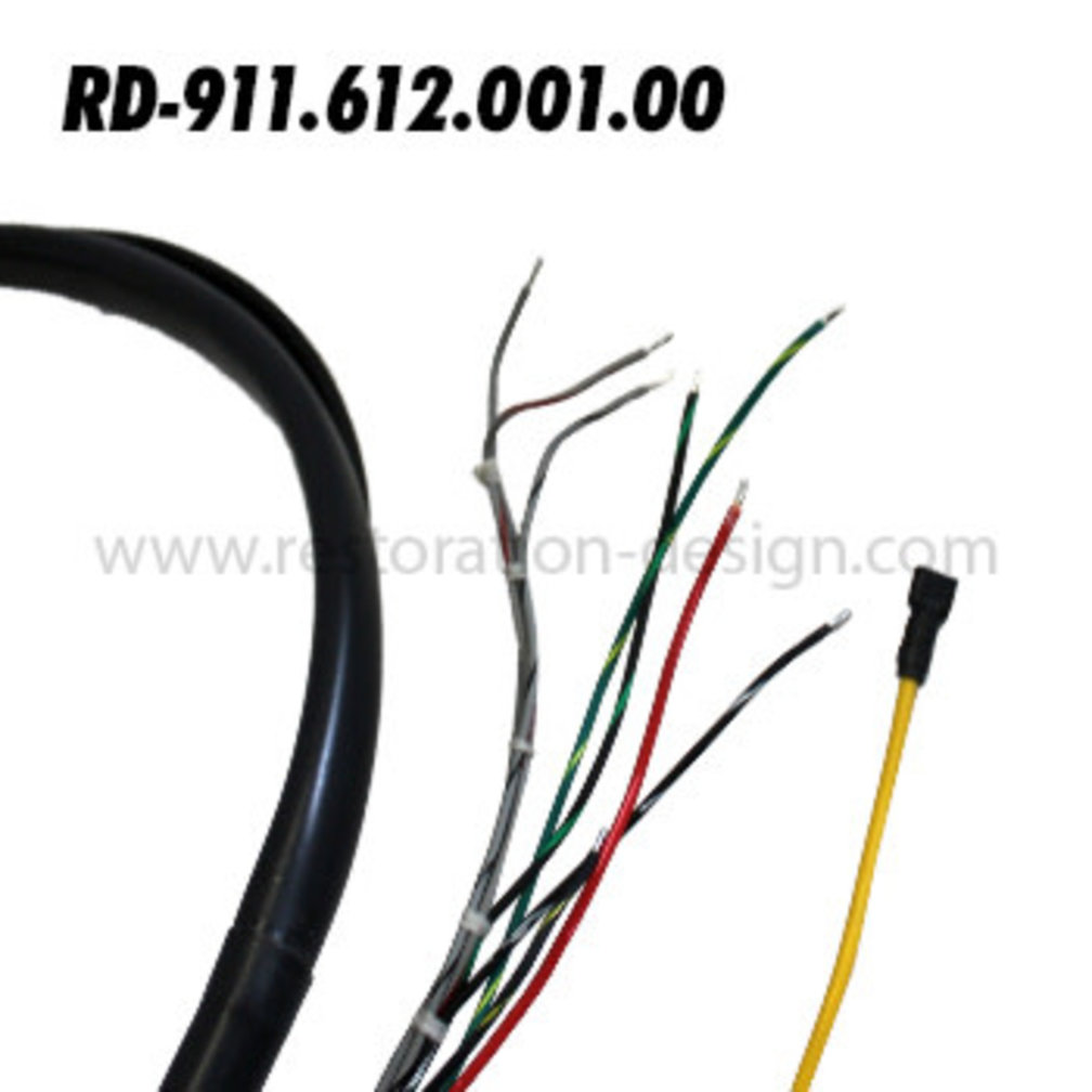 Tunnel Harness With Molded Connectors for Rear Lights