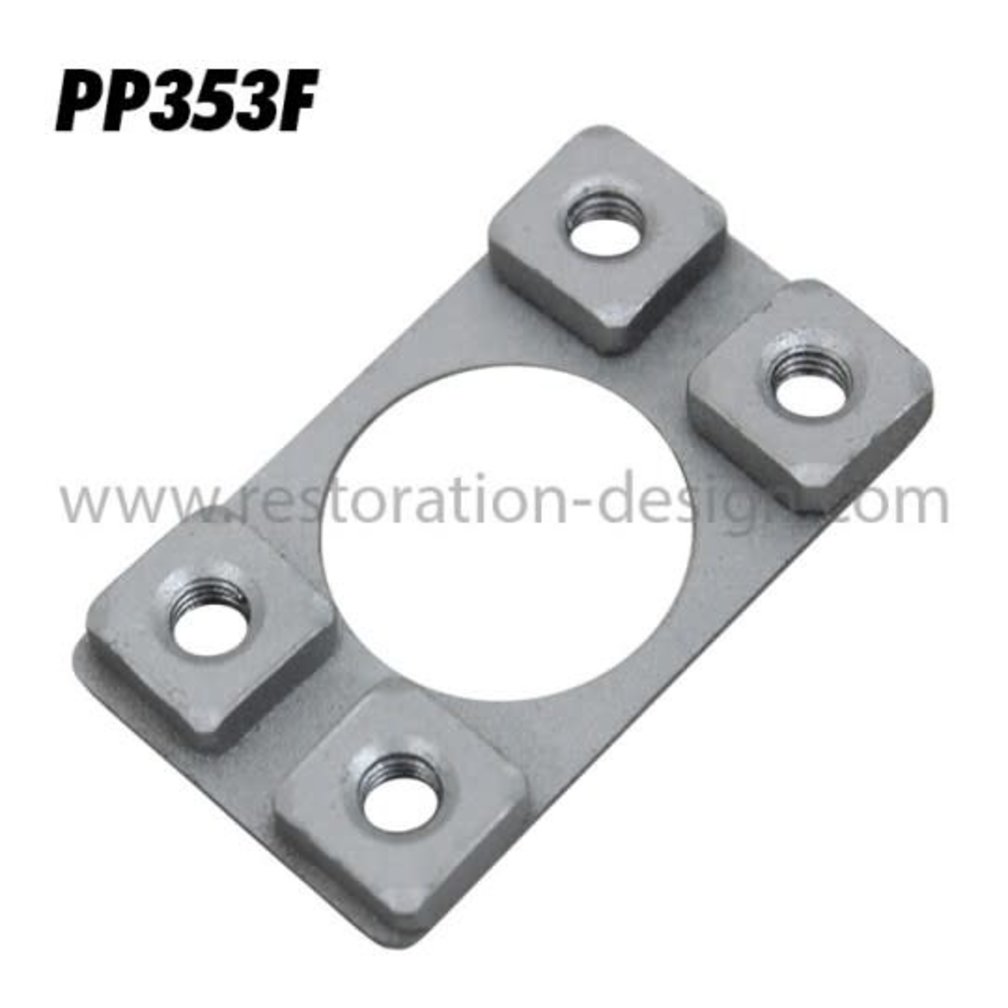 PP353F Threaded Plate for Door Latch
